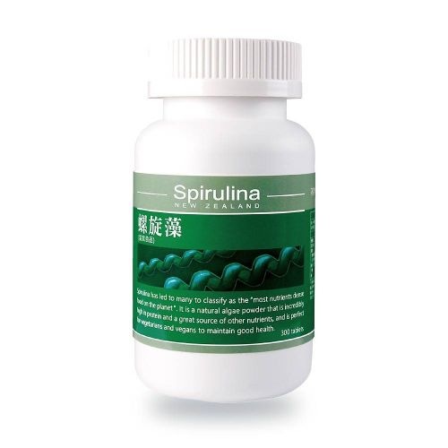 Spirulina 天然螺旋藻錠 450粒｜台灣原料×ISO/HACCP認證工廠×不含微囊藻毒素｜全素可食